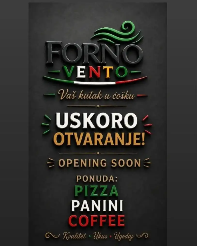 Poster za otvaranje Forno Venta